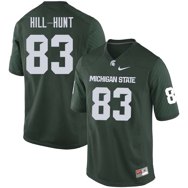Men #83 Mufi Hill-Hunt Michigan State College Football Jerseys Sale-Green